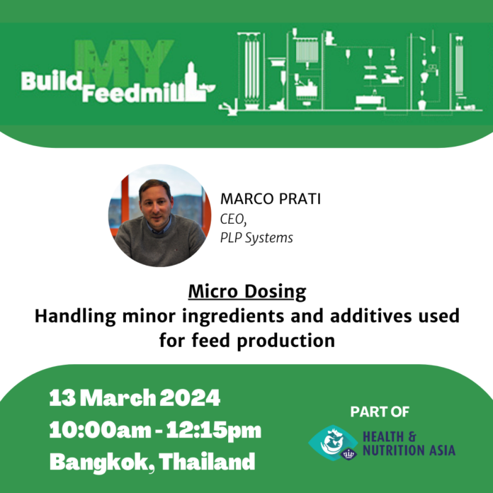 Plp Systems The newest speaker for Build My Feedmill - Marco Prati - Milling and Grain