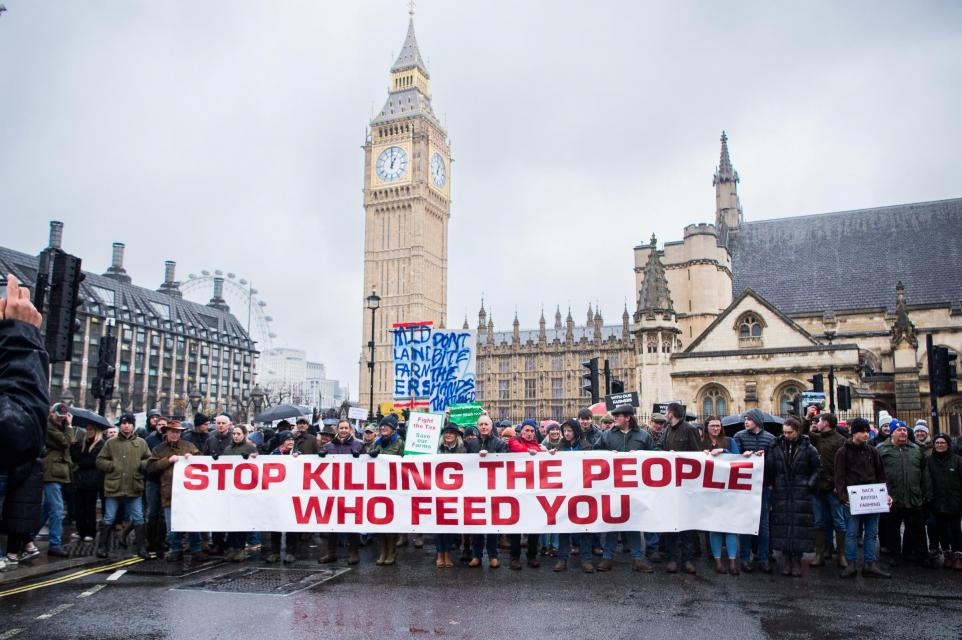 UK farmers strike to protect food security and highlight supply chain ...